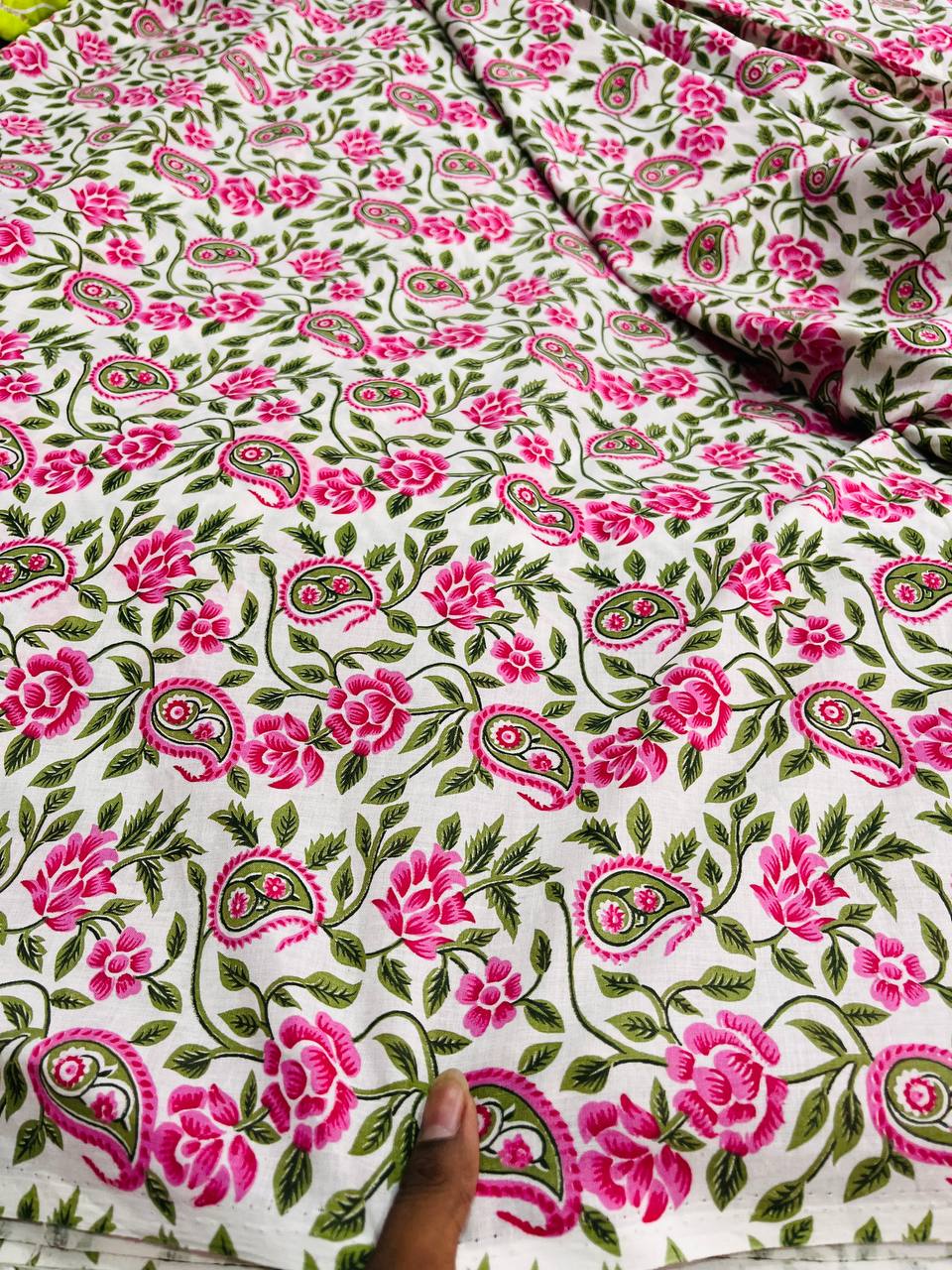 (On SALE Prices) Premium Pure Cotton 80*80 Printed Complete Suit Set