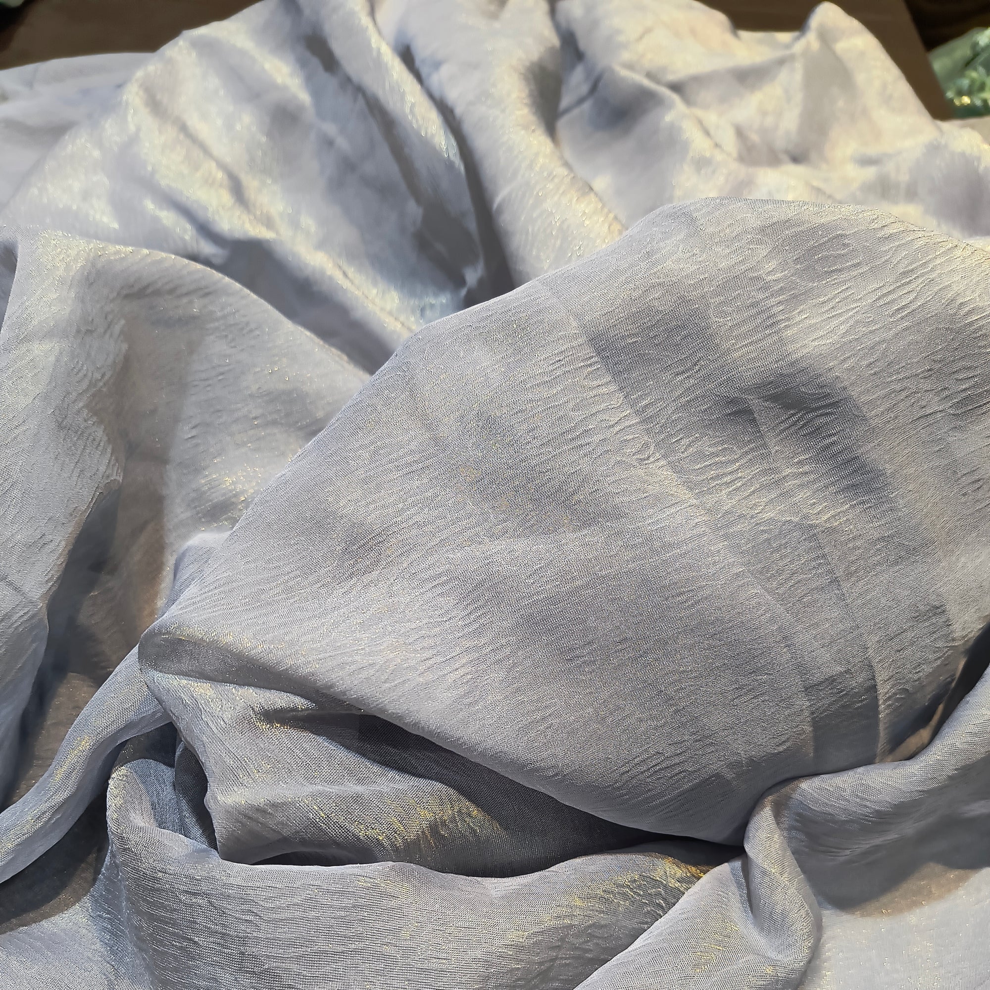 (Cut Piece SALE Fabric) Premium Pure Plain FABRIC - 5.40 Meter Cut Size