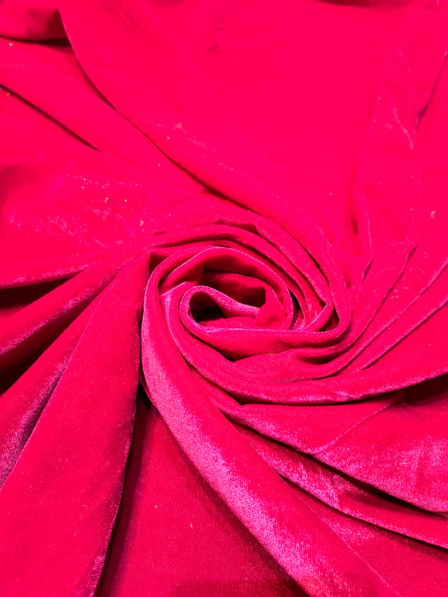 (Cut Piece SALE Fabric) Premium Pure Velvet 9000 FABRIC (Cut SIZE: 1 Meter)