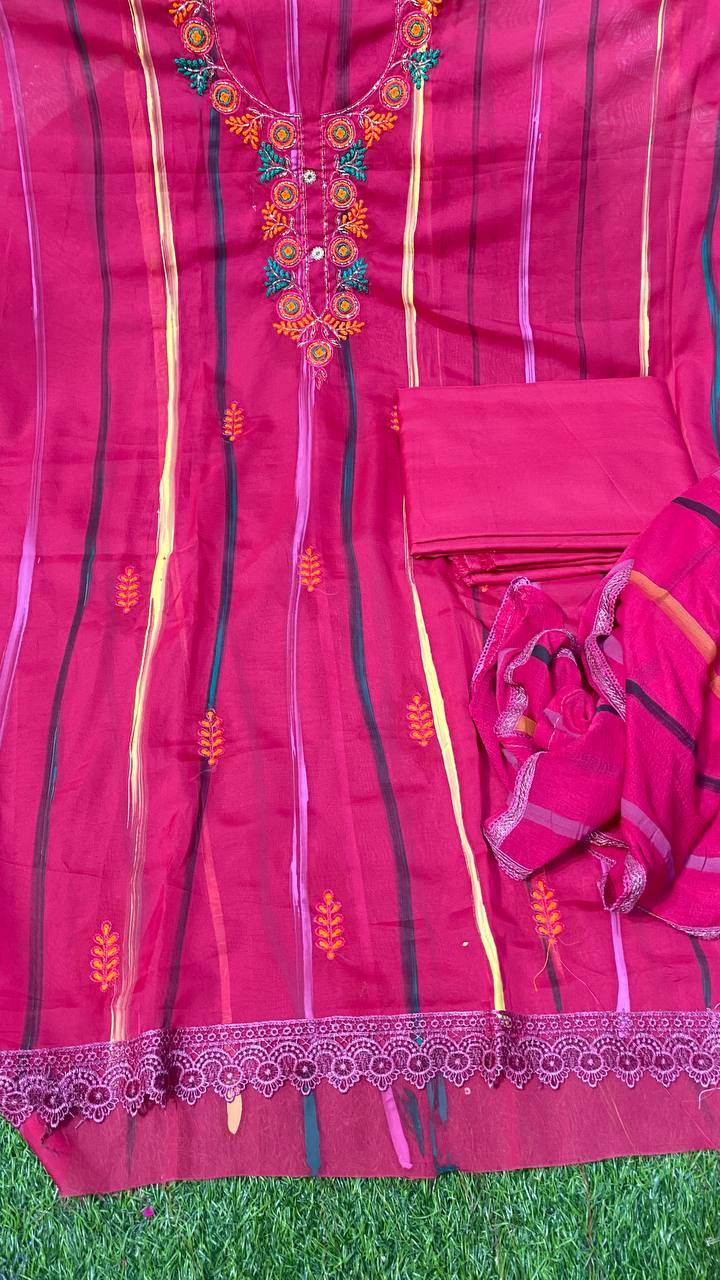 Premium Quality Of Unstitched Suits On SALE Now!! ♥