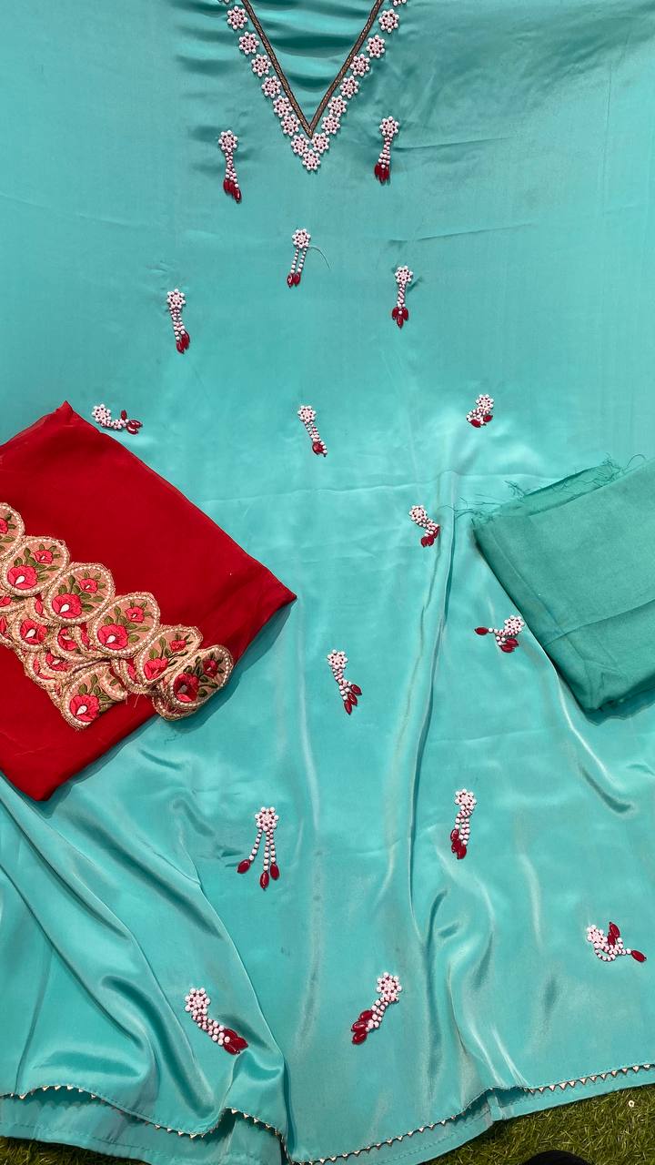 Premium Quality Of Unstitched Suits On SALE Now!! ♥