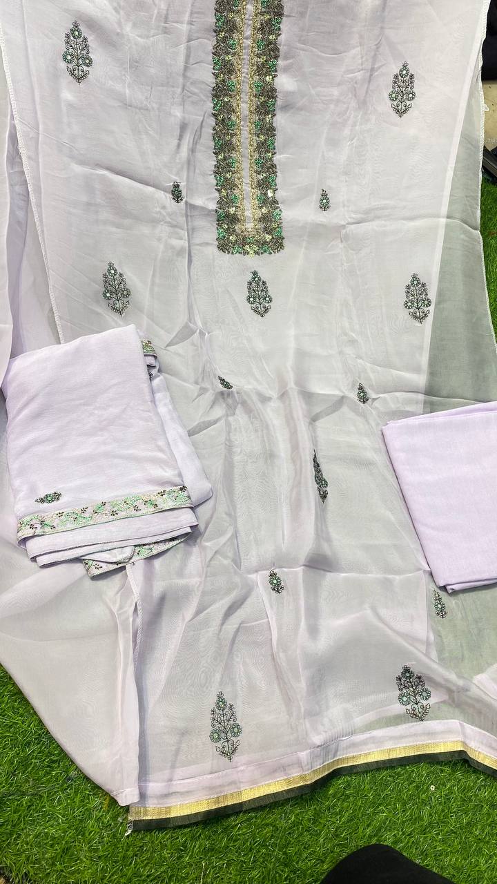 Premium Quality Of Unstitched Suits On SALE Now!! ♥