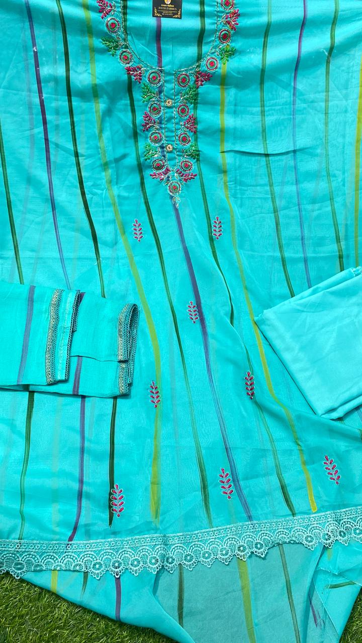 Premium Quality Of Unstitched Suits On SALE Now!! ♥